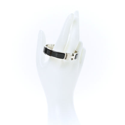 Hermes Enamel Narrow Clic Clac H Bracelet PM Black 2 of 5