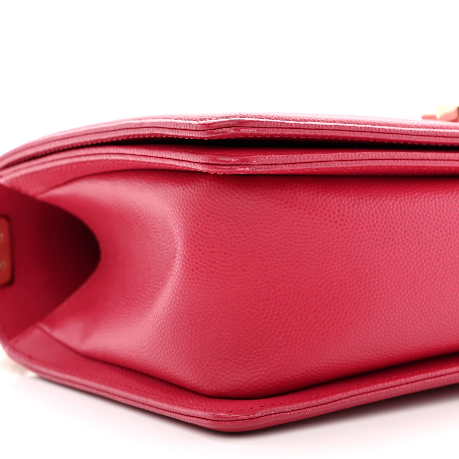 Chanel Caviar Quilted Medium Boy Flap Dark Pink 9 of 12