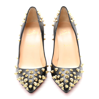 Christian Louboutin Shiny Nappa Studded Aimantaclou 100 Pumps 39 Black 3 of 9