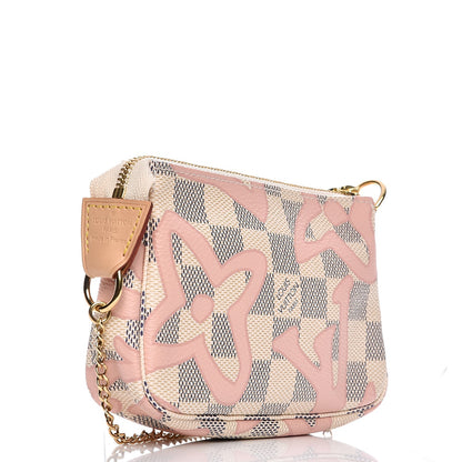 Louis Vuitton Damier Azur Tahitienne Mini Pochette Accessories 3 of 7