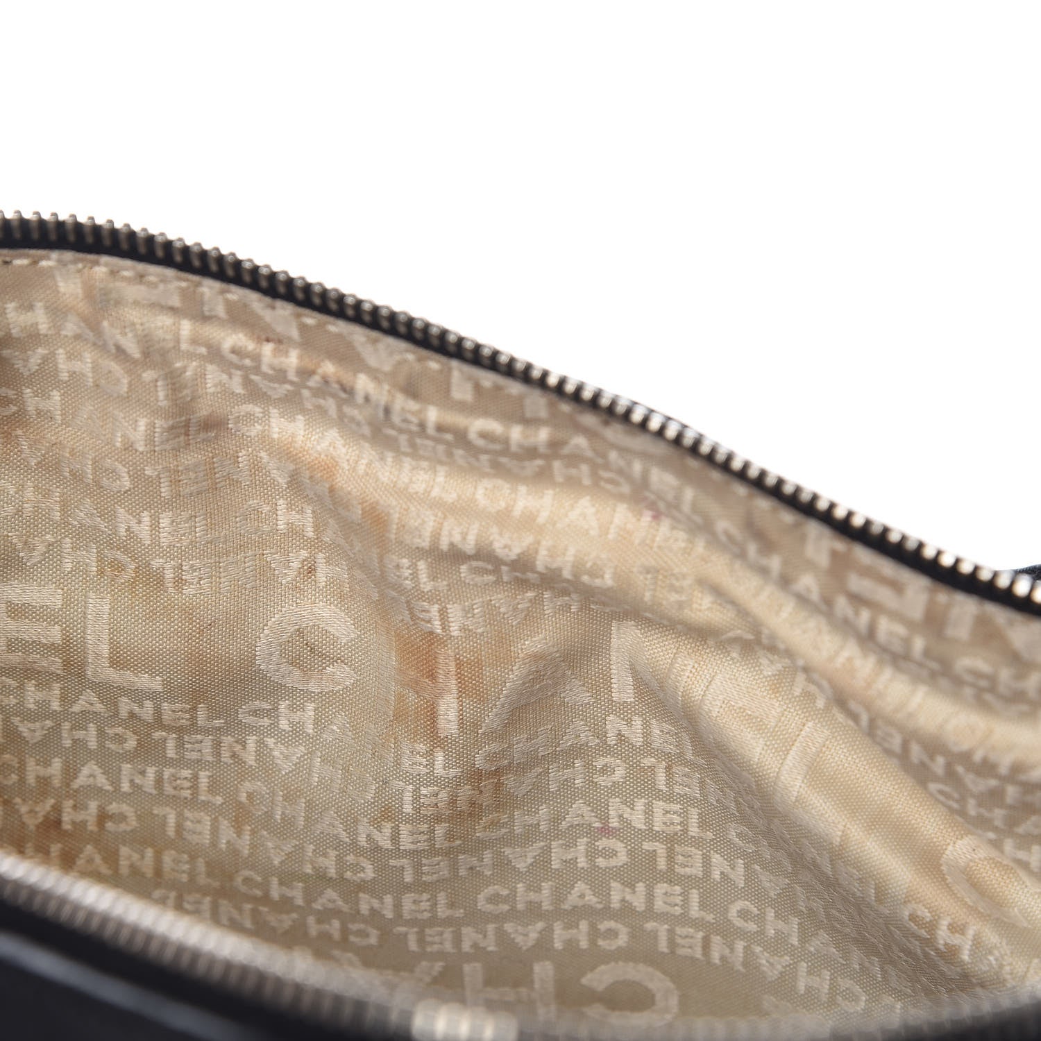 Chanel Tweed Lambskin Shoulder Bag Black 10 of 16