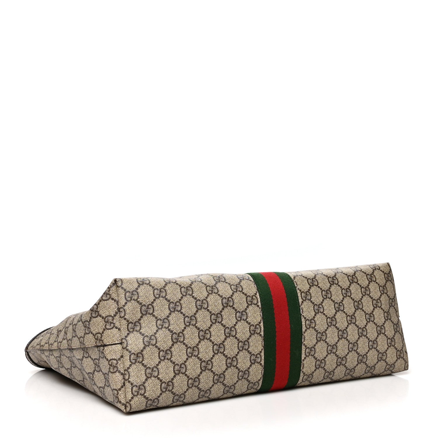 Gucci GG Supreme Monogram Medium Ophidia Shopping Tote Brown 4 of 12