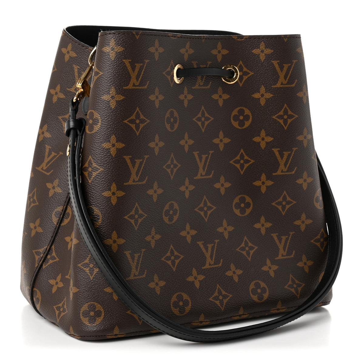 Louis Vuitton Monogram Neonoe MM Black 3 of 9
