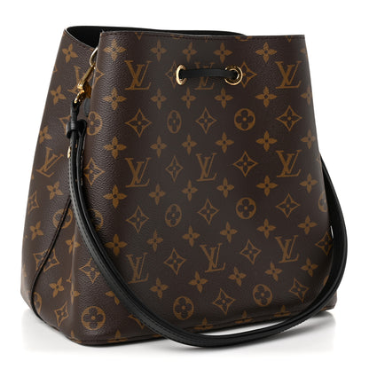 Louis Vuitton Monogram Neonoe MM Black 3 of 9