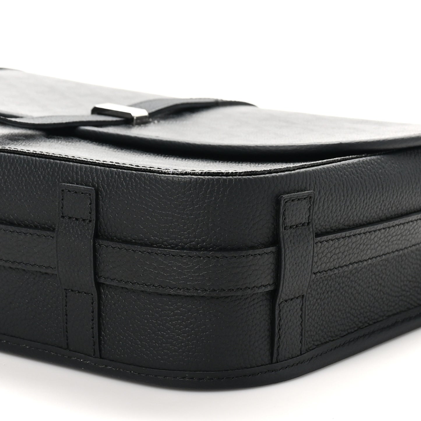 Goyardine Belvedere II MM Messenger Bag Jet Black