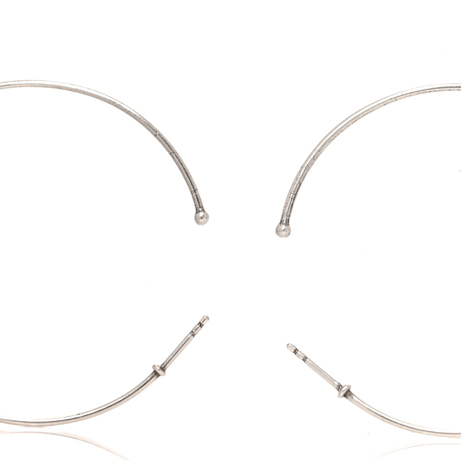 Christian Dior Palladium J'Adior Hoop Earrings Black 3 of 3