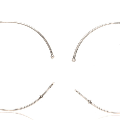 Christian Dior Palladium J'Adior Hoop Earrings Black 3 of 3
