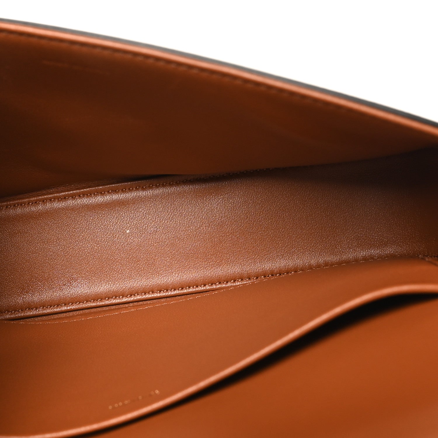 Celine Canvas Calfskin Triomphe Shoulder Bag Tan 5 of 9