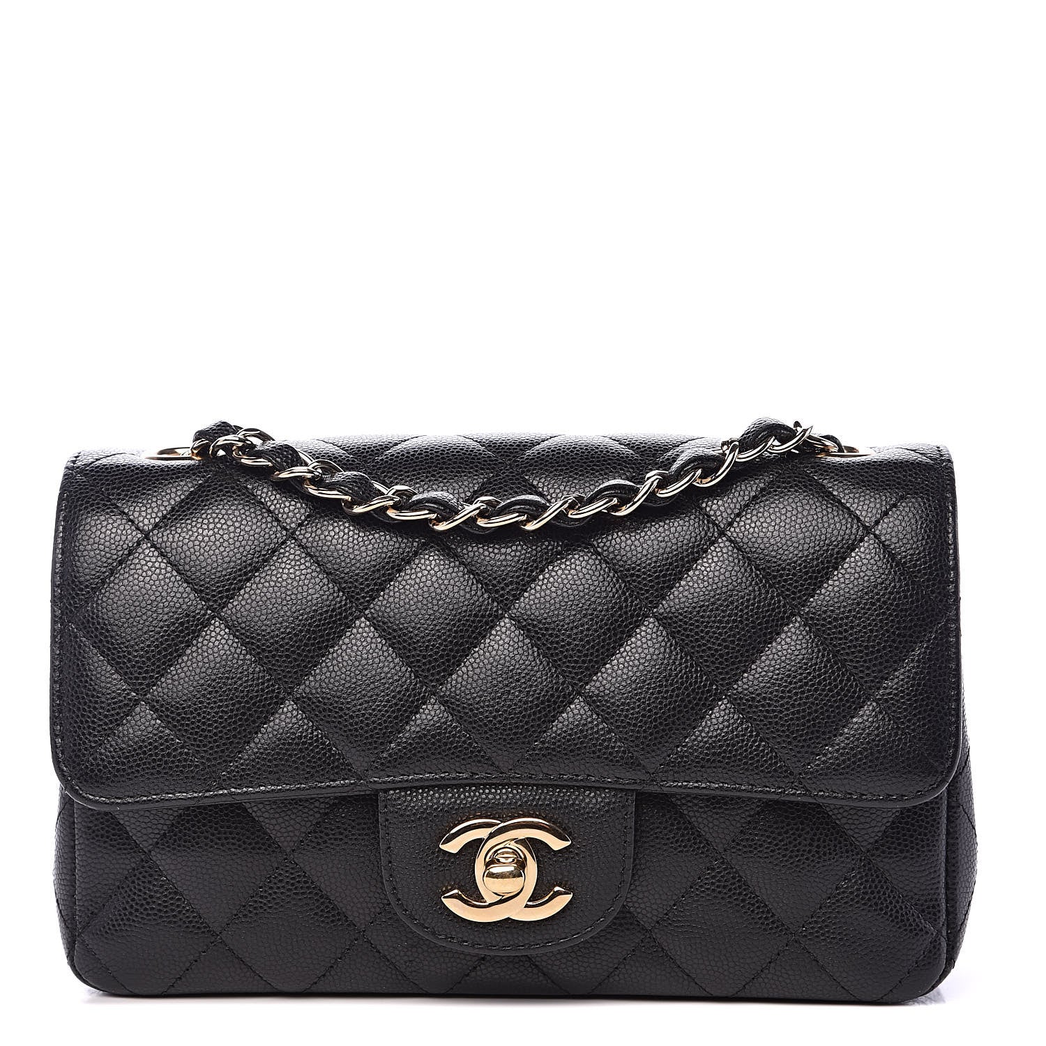 Chanel Caviar Quilted Mini Rectangular Flap Black 1 of 12
