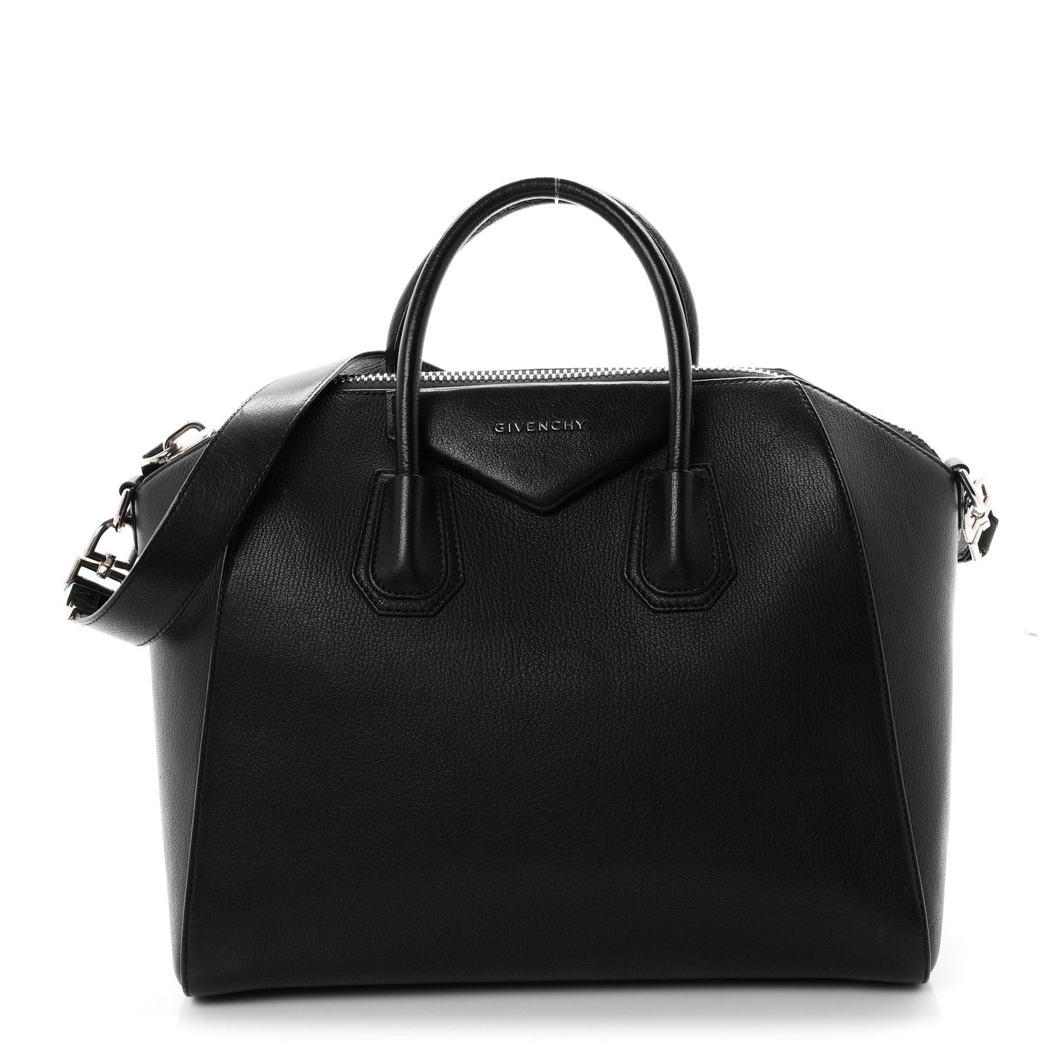 Givenchy Sugar Goatskin Medium Antigona Black 1 of 12