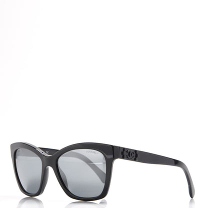 Chanel CC Butterfly Signature Sunglasses 5313 Black 1 of 9