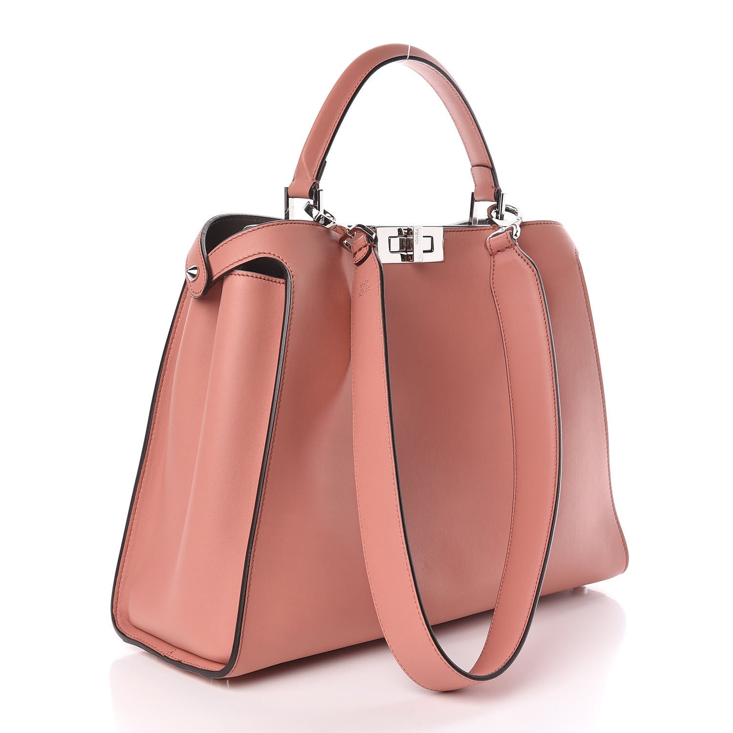 Vitello Tahiti Burro Large Peekaboo Iconic Essentially Satchel Macaron Foresta