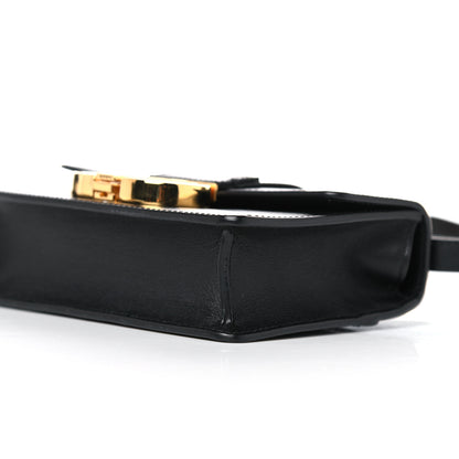 Christian Dior Smooth Calfskin Micro 30 Montaigne Flap Bag Black 7 of 7