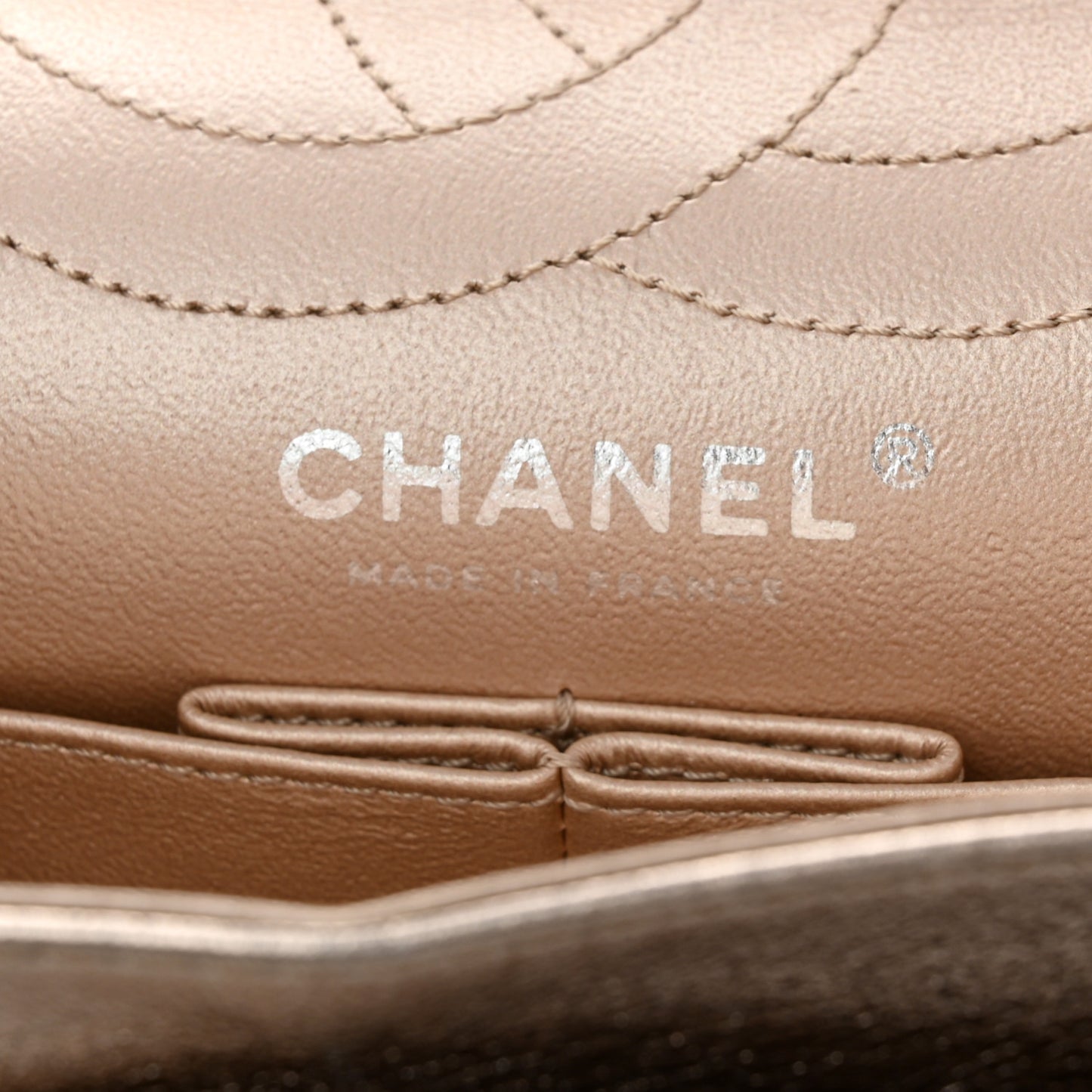 Metallic Calfskin Quilted 2.55 Reissue 226 Flap Gold
