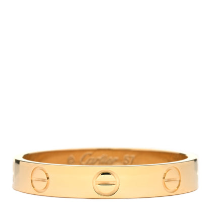 Cartier 18K Yellow Gold 3.5mm LOVE Wedding Band Ring 57 8 1 of 3