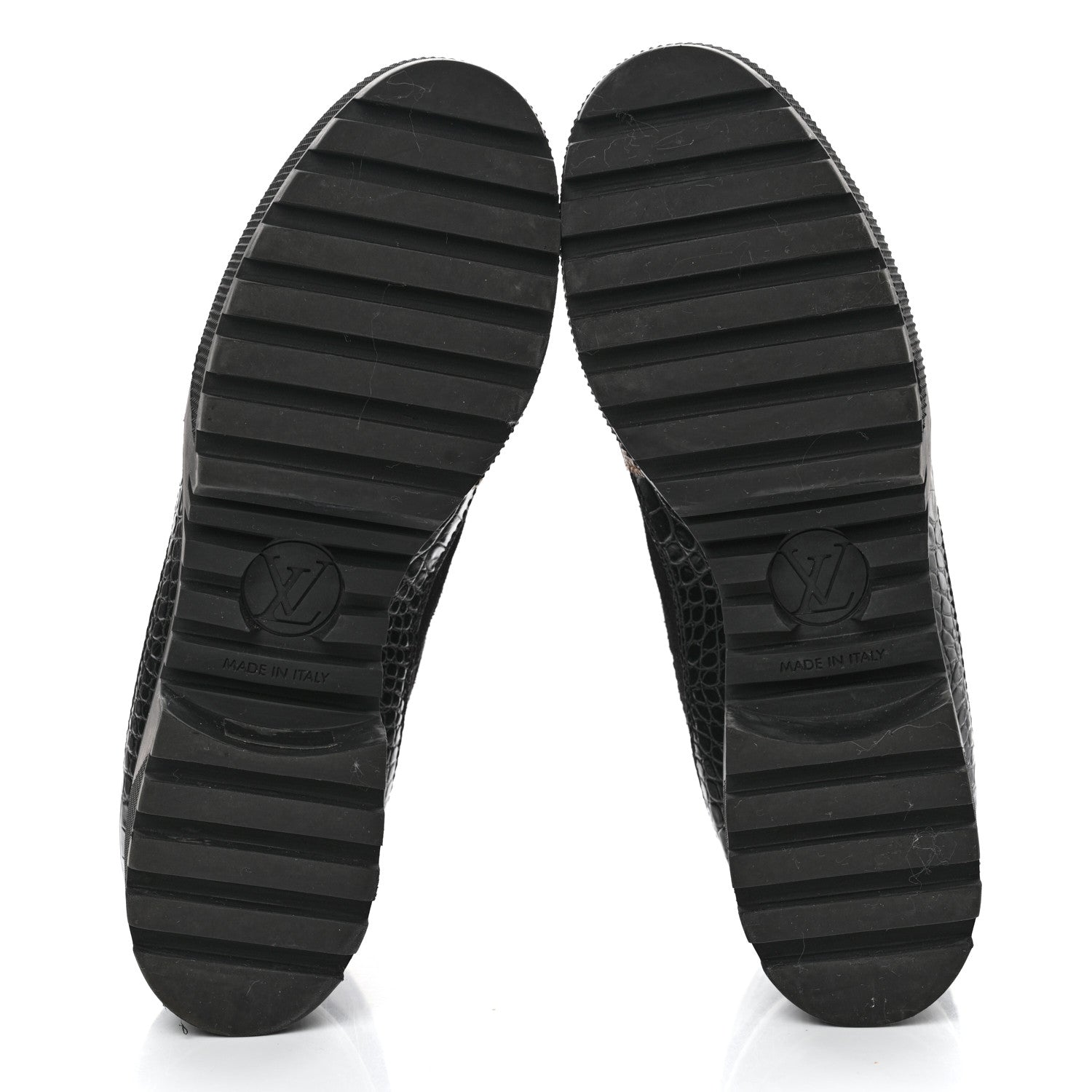 Louis Vuitton Suede Calfskin Monogram Laureate Platform Desert Boots 39.5 Black 5 of 7