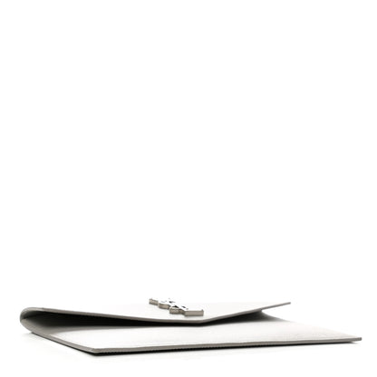 Saint Laurent Grain De Poudre Uptown Pouch Granite 4 of 7