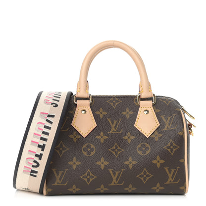 Louis Vuitton Monogram Speedy Bandouliere 20 Black 1 of 8
