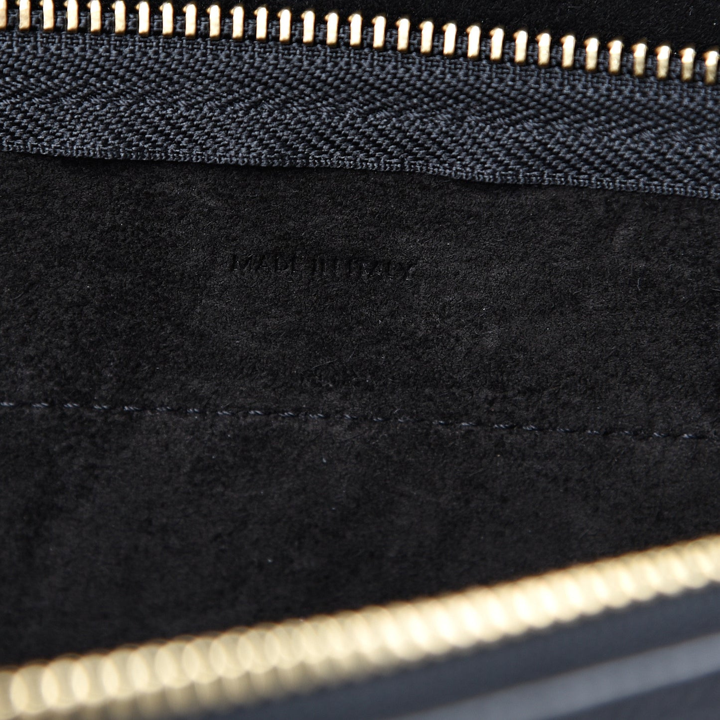 Grained Calfskin Micro Belt Bag Black