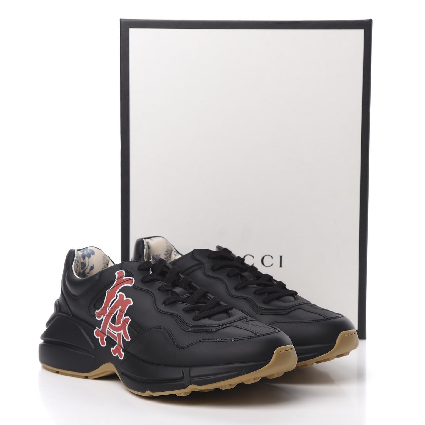 X MLB Calfskin LA Dodgers Mens Rhyton Sneakers 9 Black