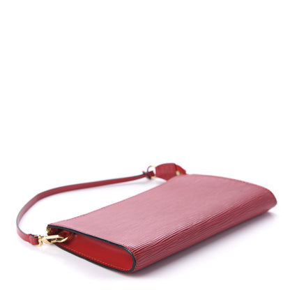 Louis Vuitton Epi Pochette Accessories 24 Castillan Red 4 of 11