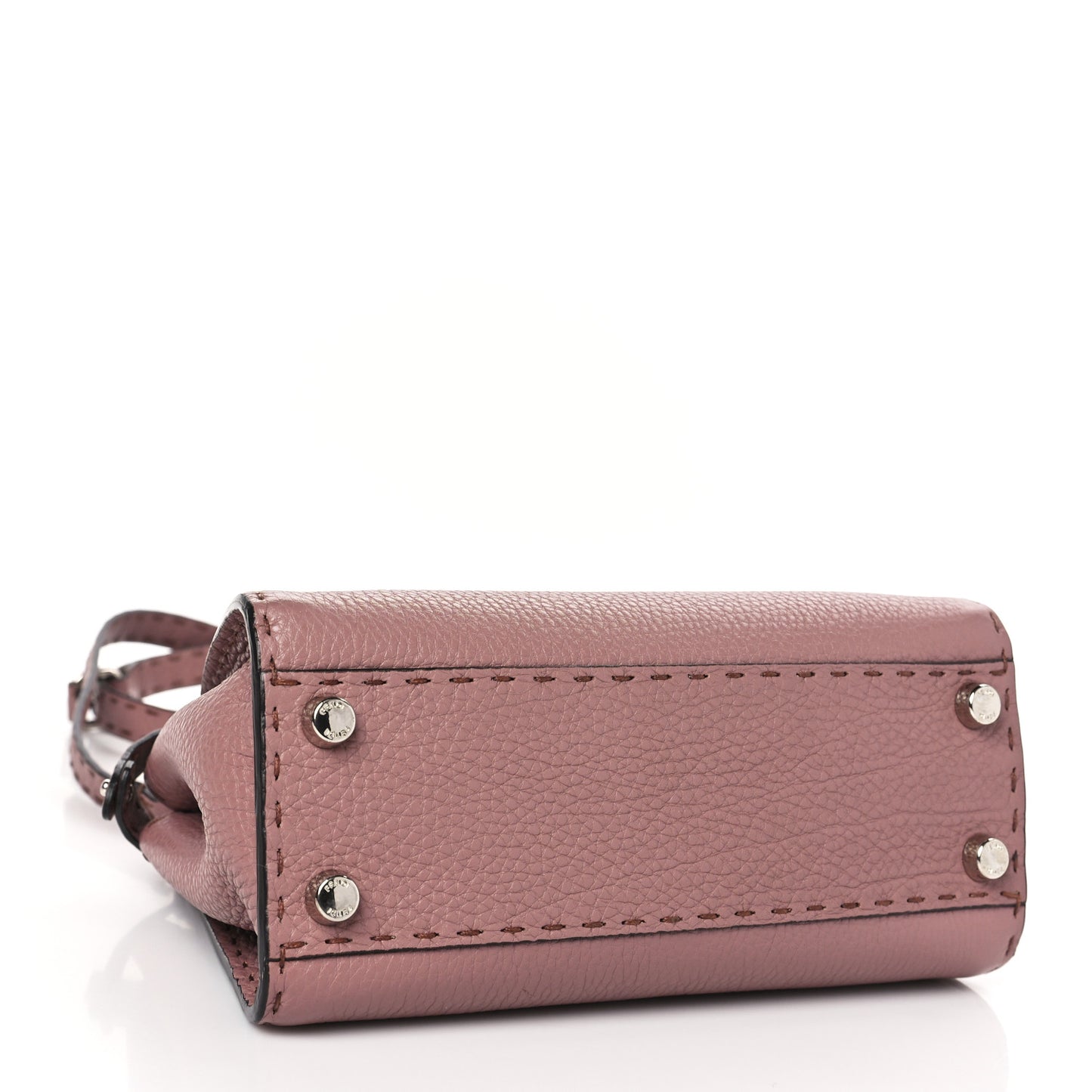 Cuoio Romano Selleria Bi-Color Mini Peekaboo Iconic Satchel English Rose Camelia