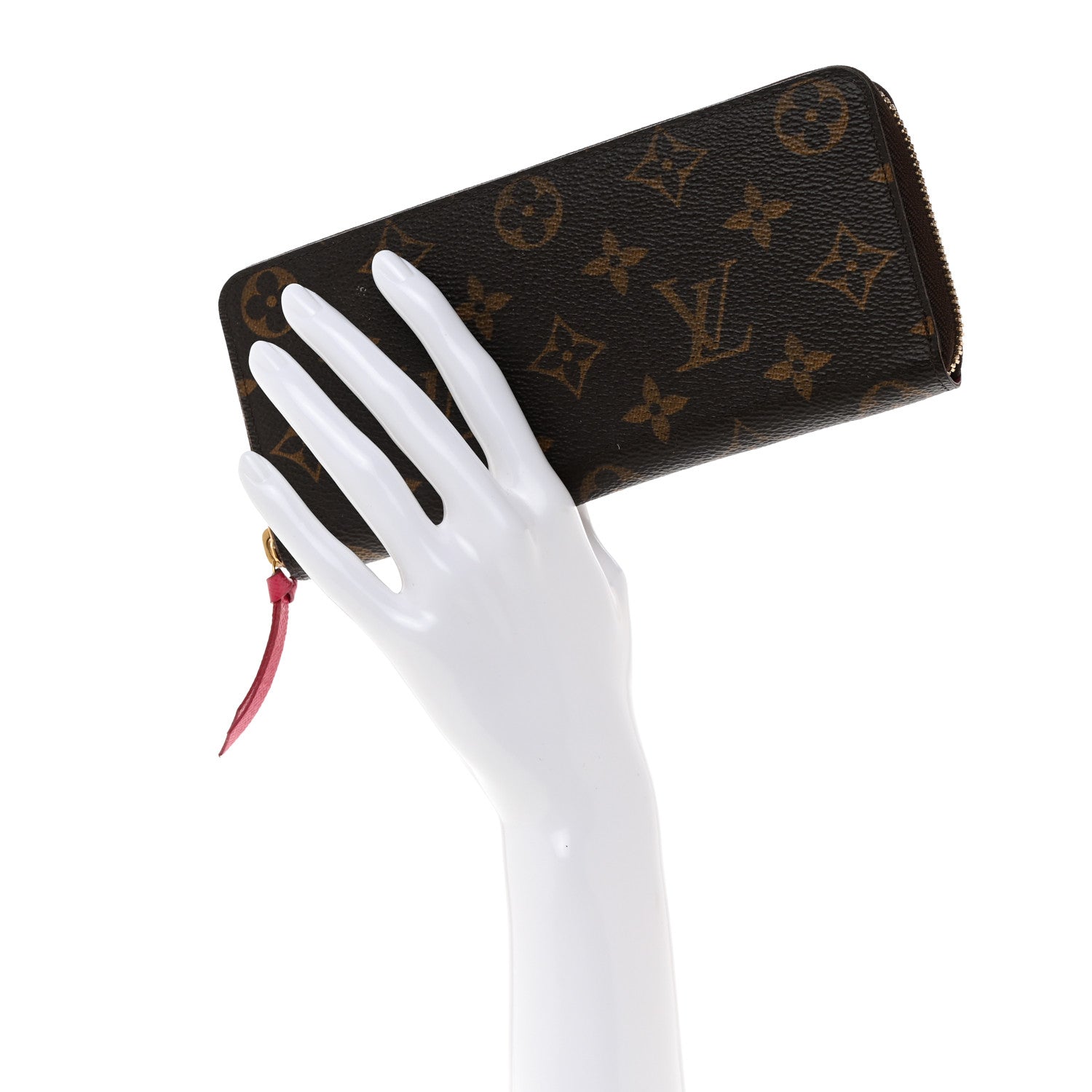 Louis Vuitton Monogram Clemence Wallet Fuchsia 2 of 7