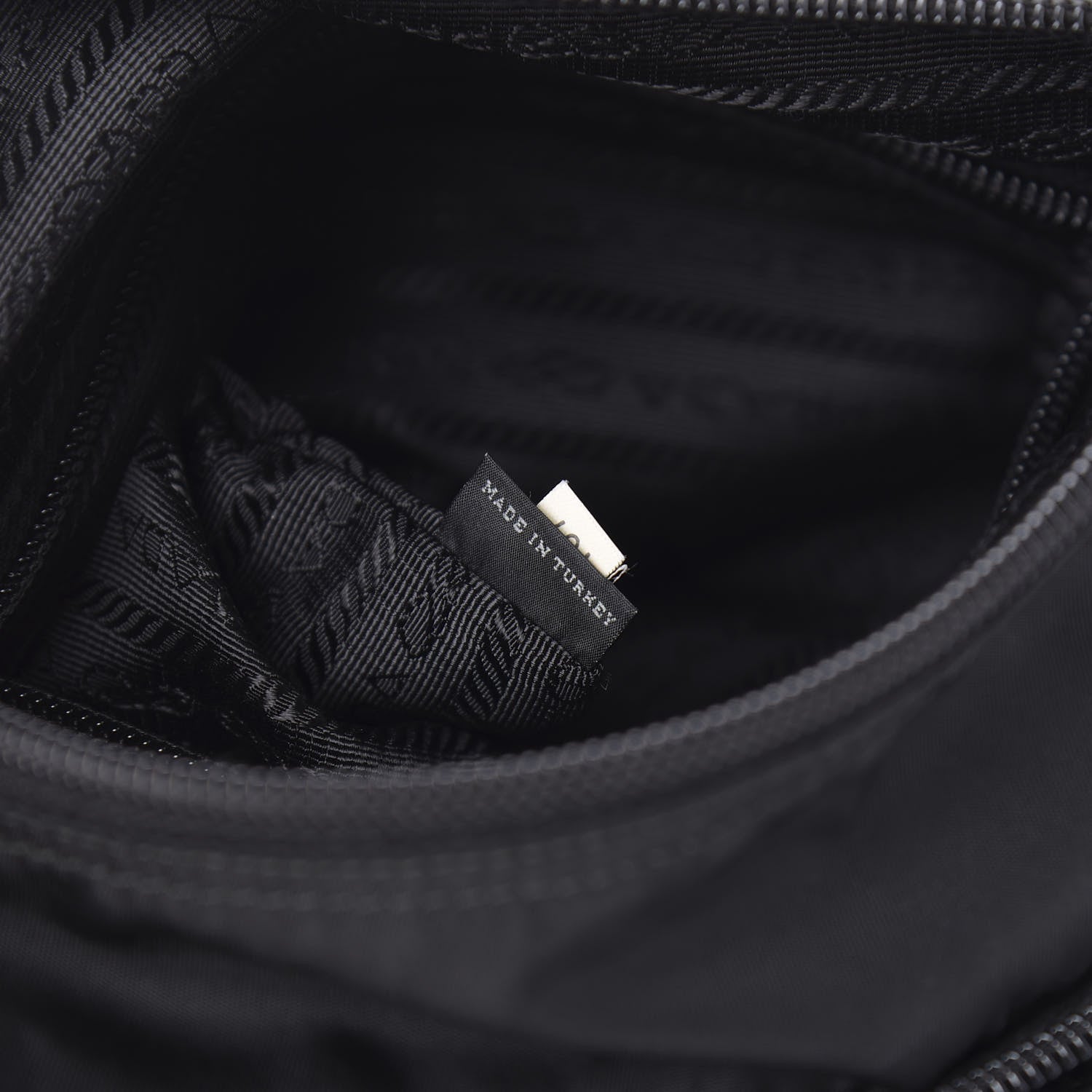 Prada Nylon Vela Messenger Black 7 of 10