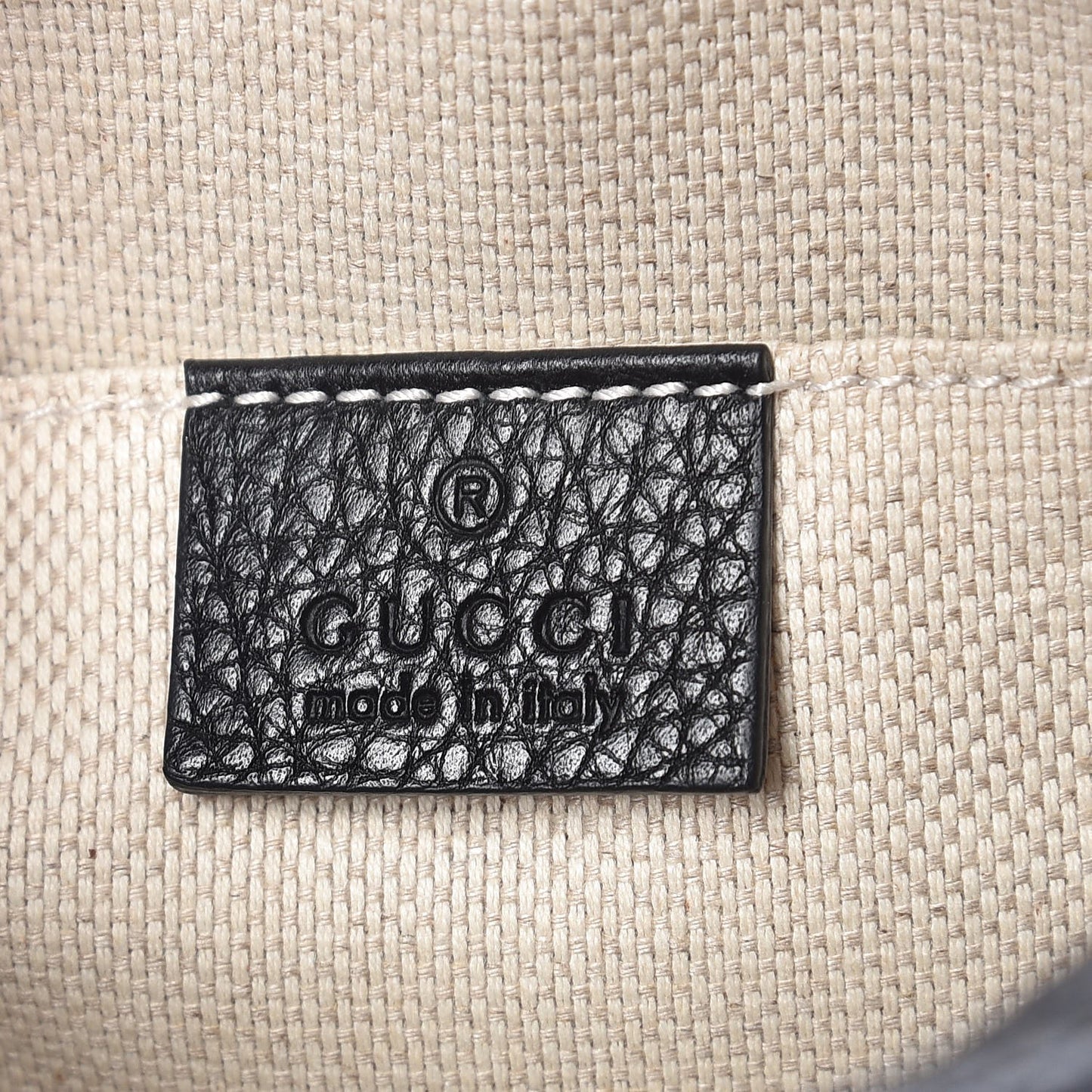 Pebbled Calfskin Small Soho Disco Bag Black