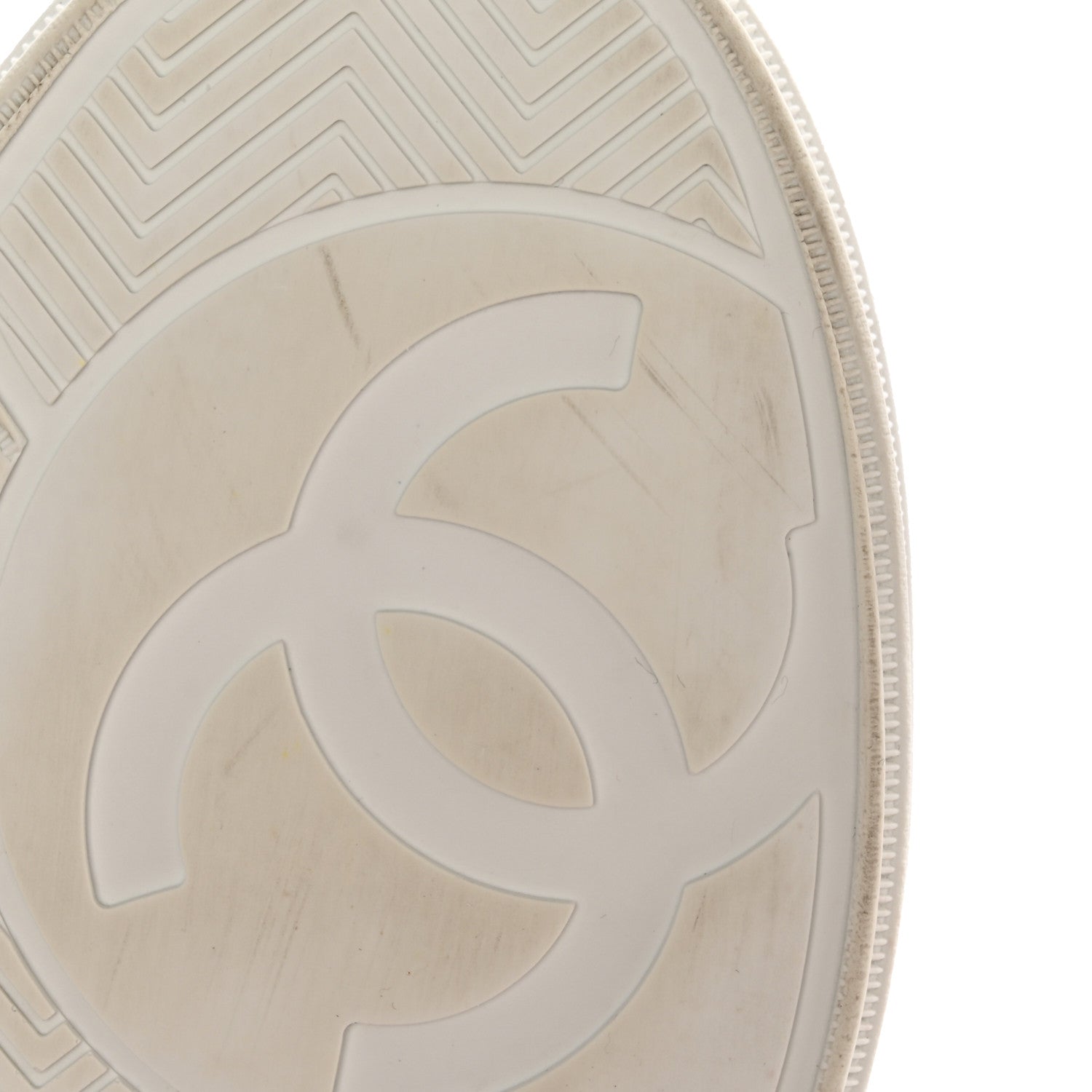 Chanel Calfskin CC Womens Sneakers 36 White 13 of 14