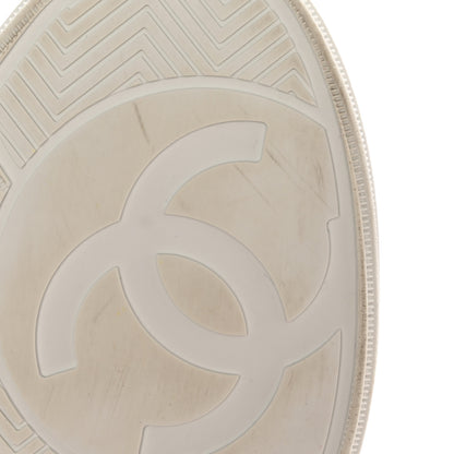 Chanel Calfskin CC Womens Sneakers 36 White 13 of 14