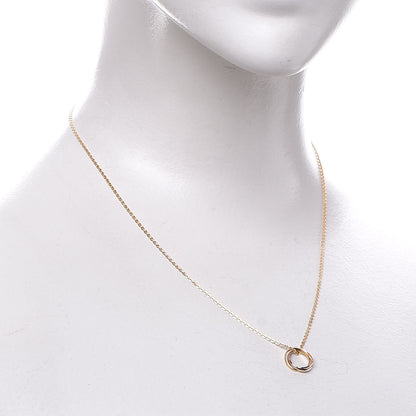 Cartier 18K Pink Yellow White Gold Trinity Pendant Necklace 2 of 7