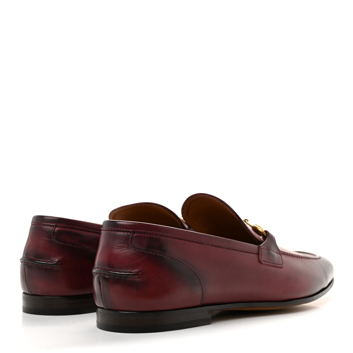 Calfskin Horsebit Mens Jordaan Loafers 10.5 Strong Red