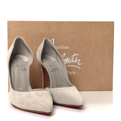 Christian Louboutin Veau Velour Iriza 100 Pumps 36 Goose 8 of 8