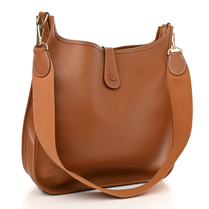 Hermes Courchevel Evelyne GM Gold 3 of 10