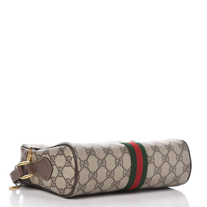 Gucci GG Plus Monogram Web Small Shoulder Bag Brown 4 of 13