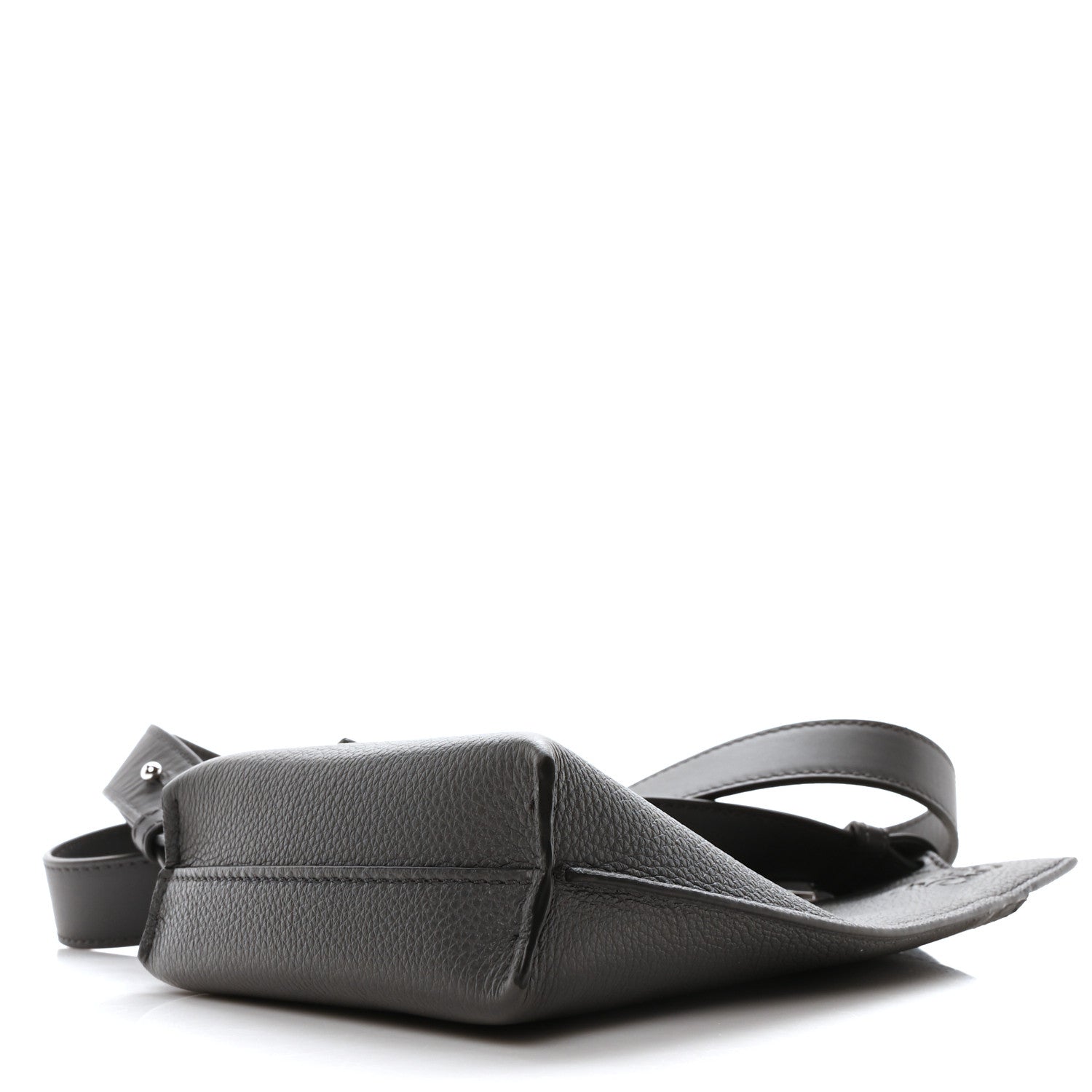 Loewe Soft Grained Calfskin Vertical T-Pocket Crossbody Bag Anthracite 4 of 10