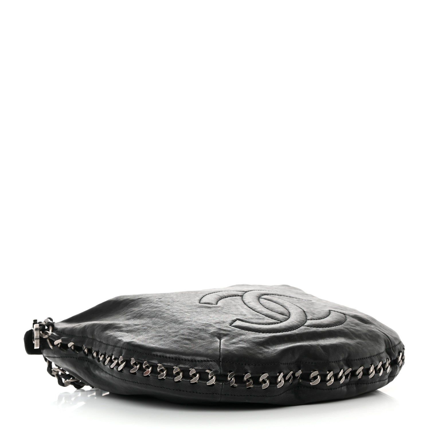 Chanel Calfskin Modern Chain Hobo Black 4 of 12