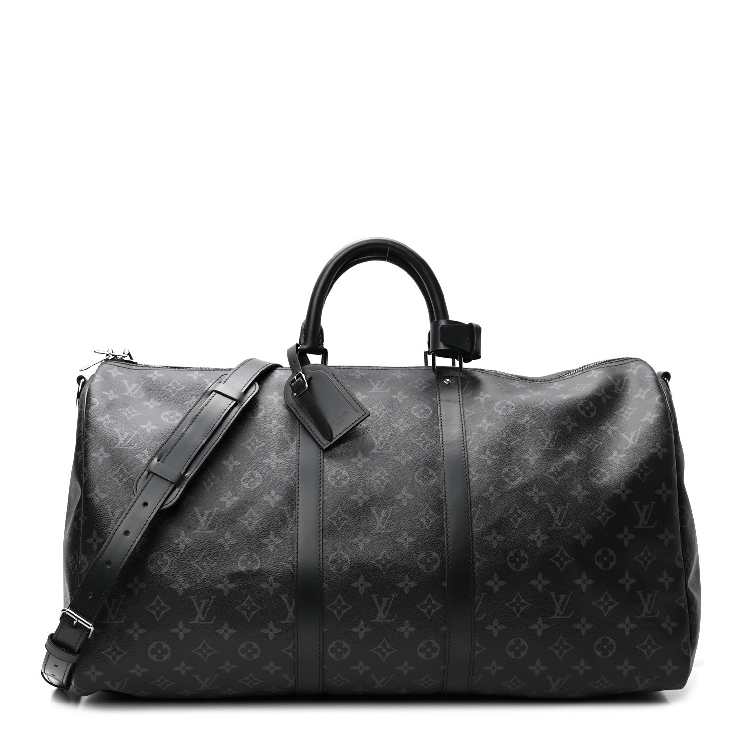 Louis Vuitton Monogram Eclipse Keepall Bandouliere 55 1 of 9