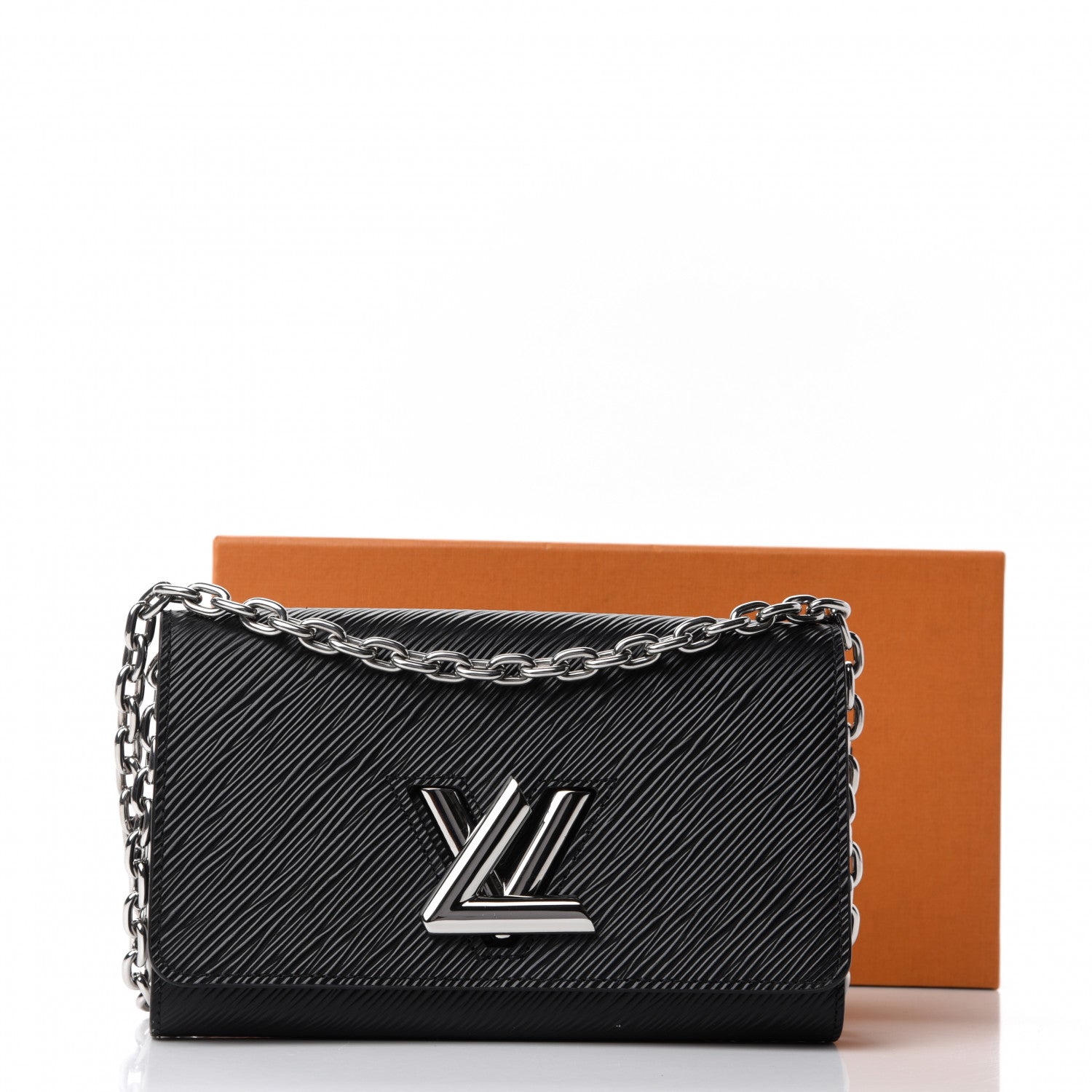 Louis Vuitton Epi Twist Chain Wallet Black 11 of 11
