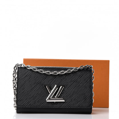 Louis Vuitton Epi Twist Chain Wallet Black 11 of 11