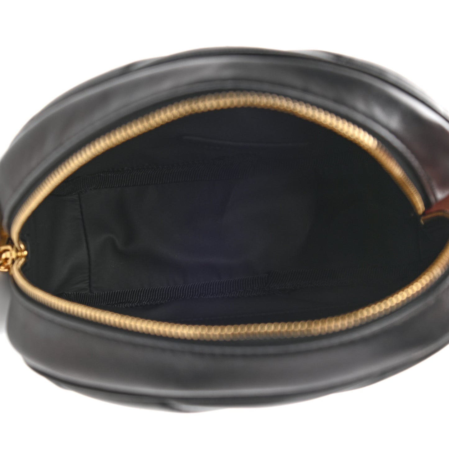 Lambskin Quilted Lolita Cosmetic Pouch Black