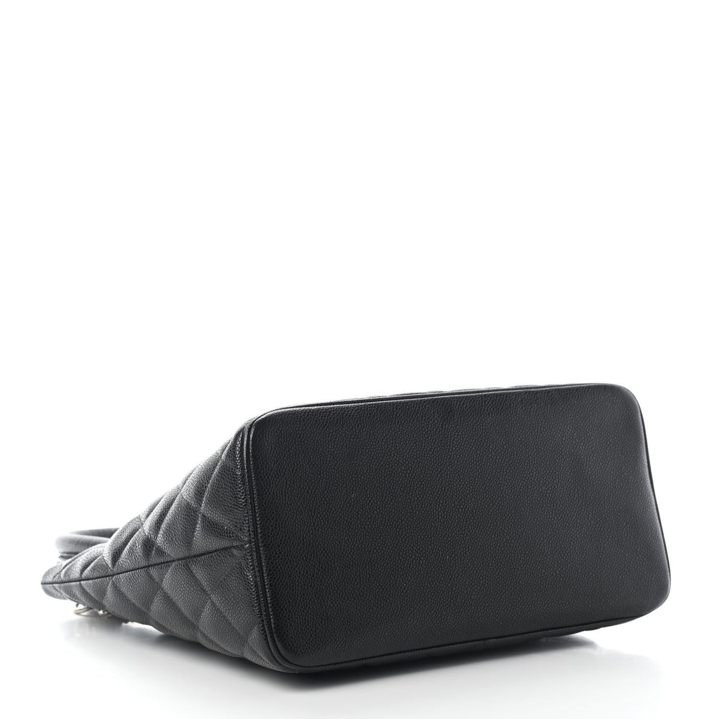 Caviar Quilted Medallion Tote Black