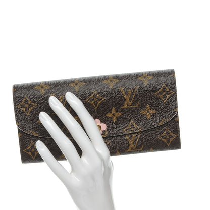 Louis Vuitton Monogram Bloom Flower Emilie Wallet 2 of 8