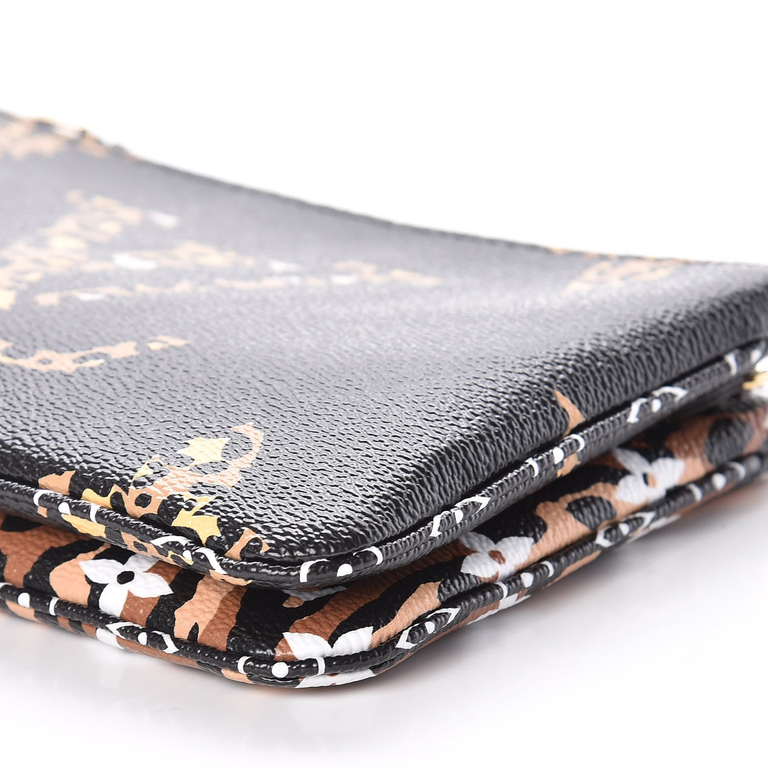 Louis Vuitton Monogram Giant Jungle Pochette Double Zip Black 11 of 12