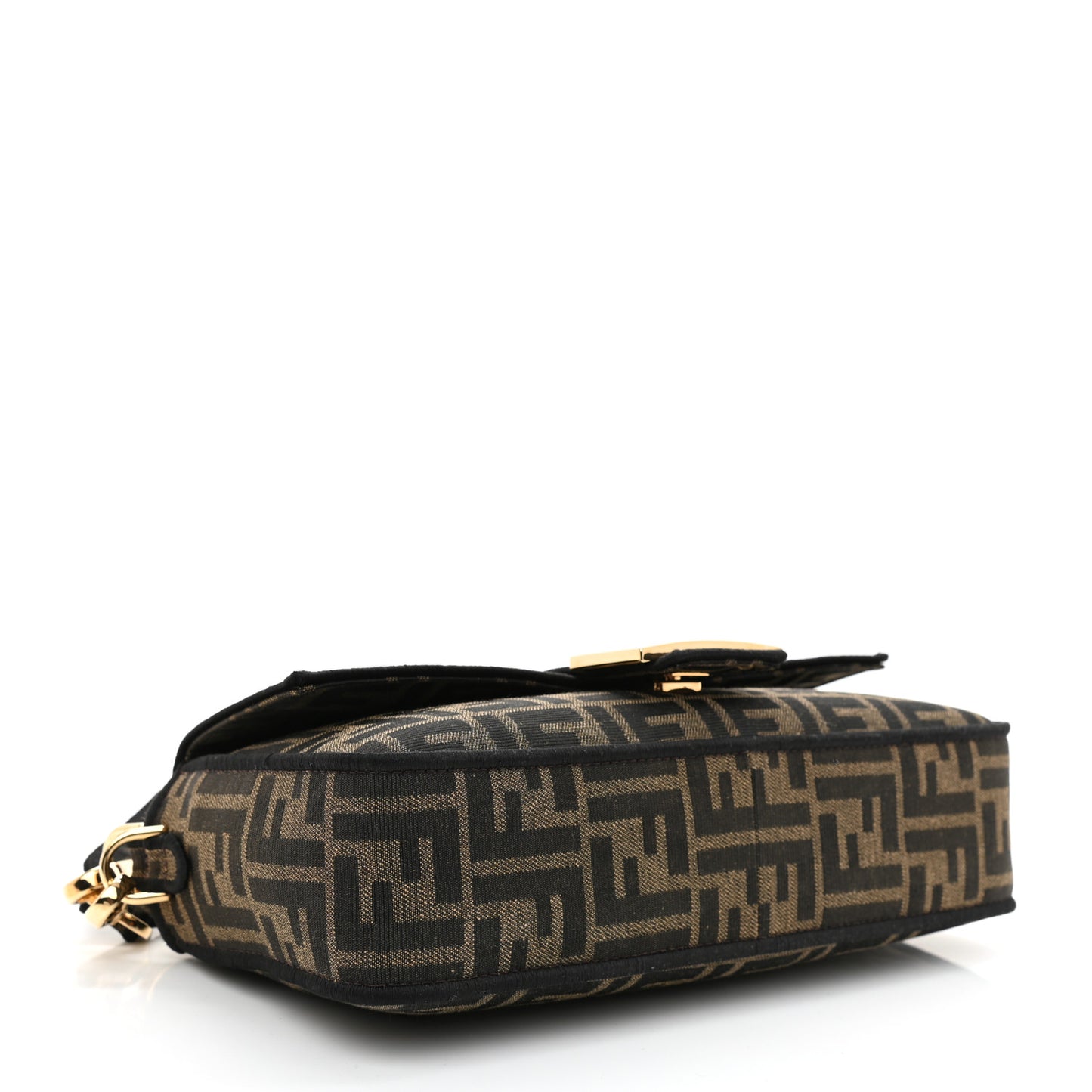 Fabric Jacquard FF 1974 Medium Baguette Tobacco Moro Black