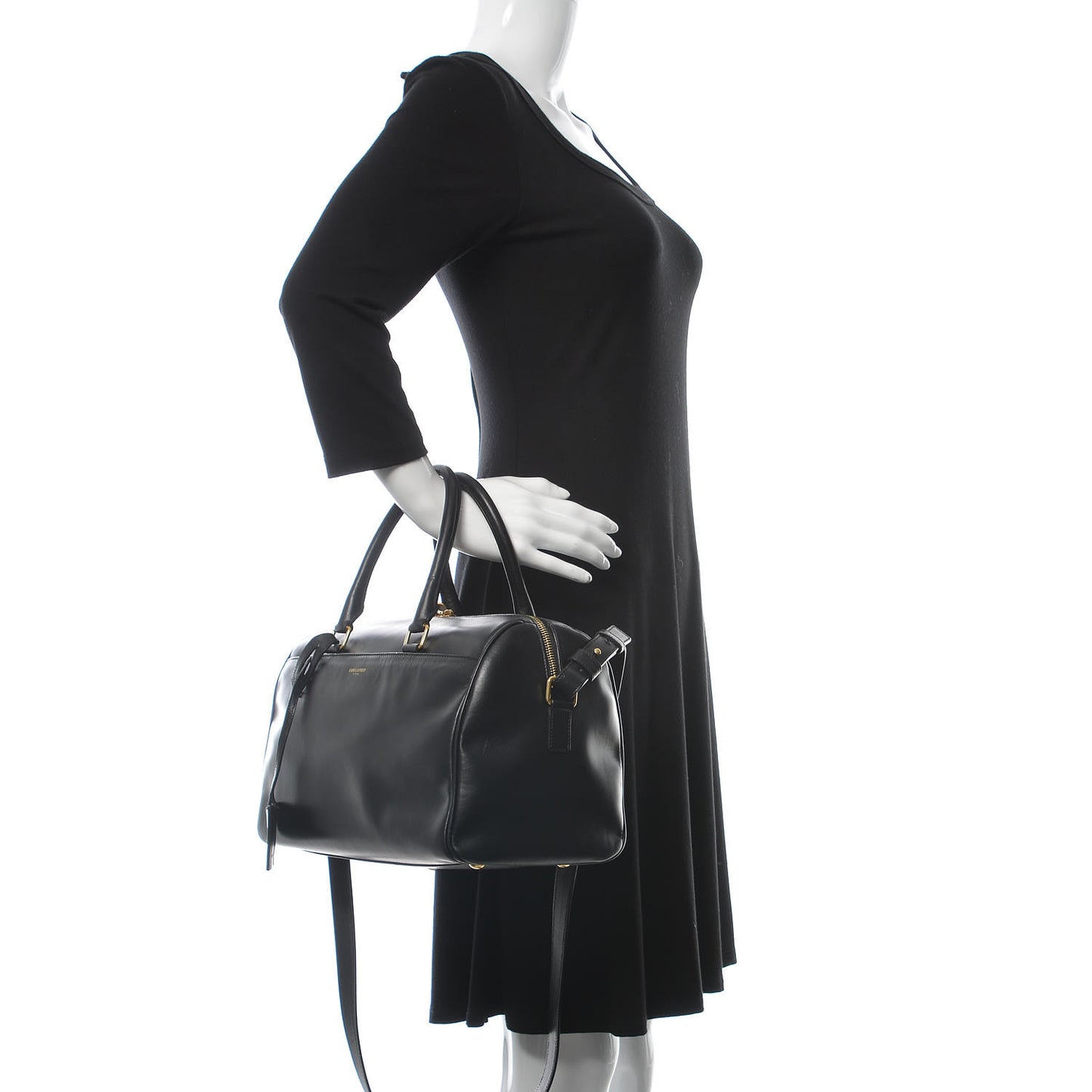 Calfskin Classic Duffle 6 Black