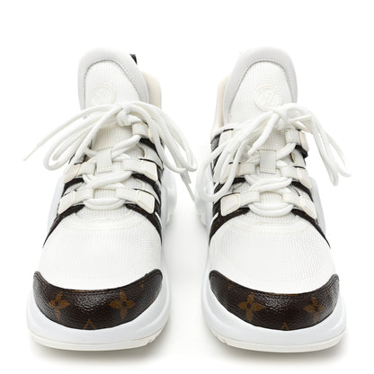 Louis Vuitton Patent Monogram LV Archlight Sneakers 39 White 2 of 8