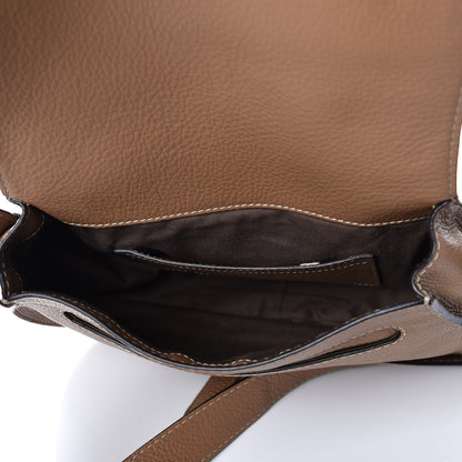 Chloe Calfskin Medium Marcie Round Crossbody Bag Nut 7 of 8