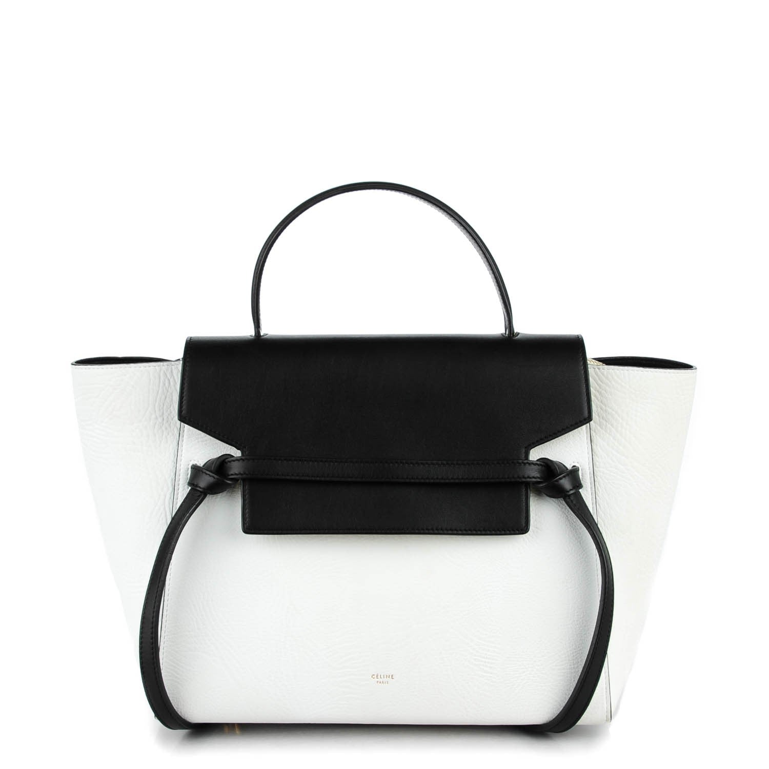Celine Elephant Calfskin Mini Belt Bag White 1 of 8